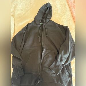 Target Black Full-Zip Hoodie Sweatshirt